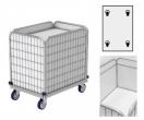 Federbodenwagen, Wäschewagen (Transportwagen) für Wäschelogistik. 275 Liter, 41 kg. Modell ML 866